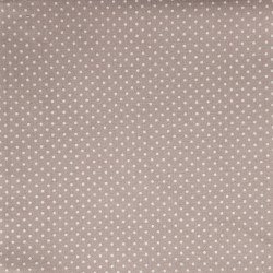 Printed Cotton PISELLI Taupe / White